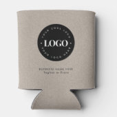 Kraft Earthy Custom Business Company - Logo Blikjeskoeler (Achterkant)