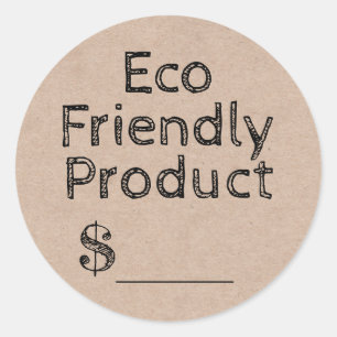 Kraft Eco Vriendschappelijk Product Prijs Label