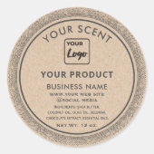 Kraft  Eigen logo Ronde Sticker (Voorkant)