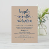 Kraft Elopement, Happily Ever After-viering Kaart (Staand voorkant)