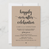 Kraft Elopement, Happily Ever After-viering Kaart (Voorkant)