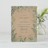 Kraft Eucalyptus Varentrouwdag Kaart (Staand voorkant)