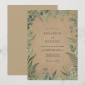 Kraft Eucalyptus Varentrouwdag Kaart (Voorkant / Achterkant)