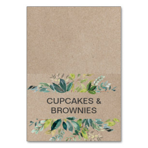 Kraft Foliage Buffet Food Labels Kaart