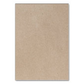 Kraft Foliage Escort Place Cards Kaart (Achterkant)