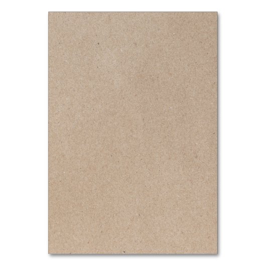 Kraft Foliage Escort Place Cards Kaart (Achterkant)