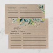 Kraft Foliage Vrijgezellenfeest Recipe Kaarten (Voorkant / Achterkant)