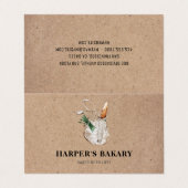 Kraft Fresh Bakery Professional Logo Visitekaartje (Buitenkant ongevouwen)