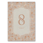 Kraft gold Lace Rustisch country bruiloft card Kaart (Achterkant)