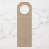 Kraft Green Brush Script Kerstmis  Truck Flessenhanger (Achterkant)