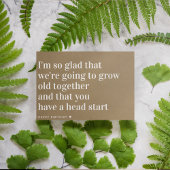 Kraft Grown Old Together Funny Birthday Kaart