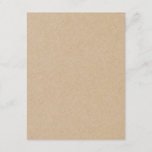 Kraft Hand-getrokken bergen dennen bruiloft detail Informatiekaartje (Achterkant)