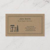 Kraft Handyman & Home Repair Service Visitekaartje (Voorkant)