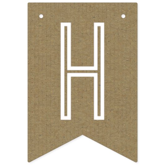 Kraft Happy Birthday Banner (Tweede vlag)