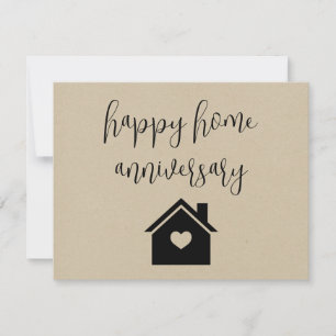 Kraft Heart House Home Jubileum Kaart