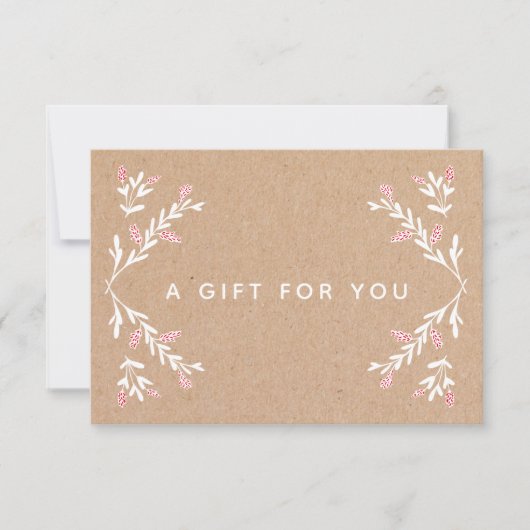 Kraft Holiday Cadeaucertificaat (Voorkant)