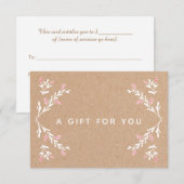 Kraft Holiday Cadeaucertificaat (Voorkant / Achterkant)