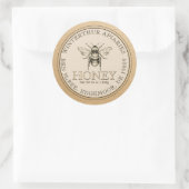 Kraft Honey Jar  bee Label (Tas)