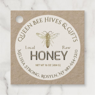 Kraft Honing EN Voeding Feiten Queen Bee Labels