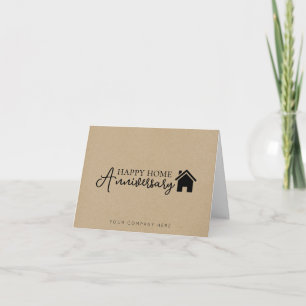 Kraft House Script Home Jubileum Kaart
