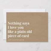 Kraft I Love You Funny Valentijnsdag Feestdagenkaart (Voorkant)