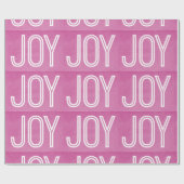 Kraft Joy Wrapping Paper, Roze Cadeaupapier (Vlak)