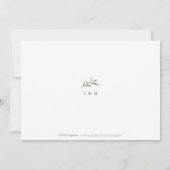 Kraft kalligrafie groen opslaan van de nieuwe datu kaart (Achterkant)