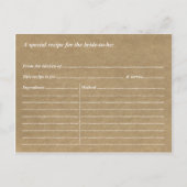 Kraft, Kant & Nautisch Anker Vrijgezellenfeest Rec Uitnodiging Briefkaart (Achterkant)