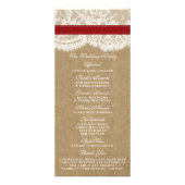 Kraft, Kant & Zonnebloem Trouwprogramma Reclamekaart (Achterkant)