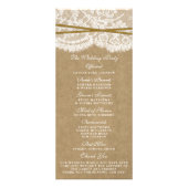 Kraft, Kant & Zonnebloem Trouwprogramma's Reclamekaart (Achterkant)