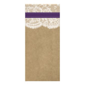 Kraft, Kant & Zonnebloem Wedding Menu (Achterkant)