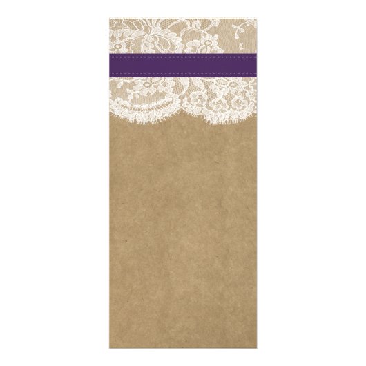 Kraft, Kant & Zonnebloem Wedding Menu (Achterkant)