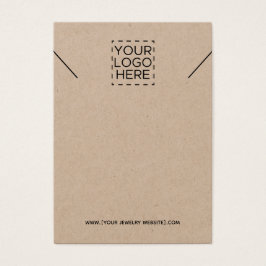 Kraft Ketting Voeg je Logo juwelenkaart toe Visitekaartje