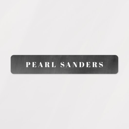 Kraft & krijtbord getextureerde neutrals waterdich labels (Design 2)