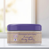 Kraft Lavendel Body Butter potje label 1 x 7.25 Adreslabel Wikkel
