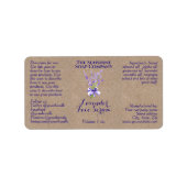 Kraft Lavendel Druppelflesje etiket 2.375 x 1.25 (Voorkant)