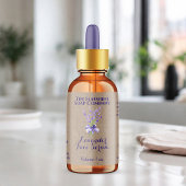 Kraft Lavendel Druppelflesje etiket 2.375 x 1.25