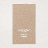 Kraft Leaf Branch die Display Kaart verdient (Achterkant)