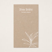 Kraft Leaf Branch die Display Kaart verdient (Voorkant)