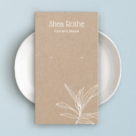 Kraft Leaf Branch die Display Kaart verdient