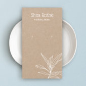 Kraft Leaf Branch die Display Kaart verdient