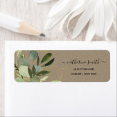 KRAFT LEAFY GREEN GOLD FOLIAGE WATERVERF ADRES ETIKET (Insitu)