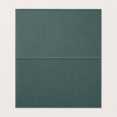 KRAFT LEAFY GREEN GOLD FOLIAGE WEDDING PLACE CARD KAART (Binnenkant ongevouwen)