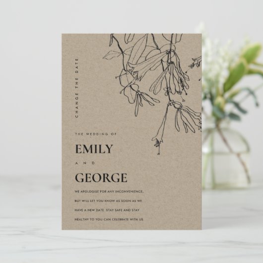 KRAFT LINE DIE DE DATUM VAN KAART VERANDERT (Staand voorkant)