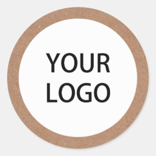 Kraft Logo Classic Ronde Sticker