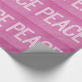 Kraft Love Wrapping Paper, roze Cadeaupapier (Hoek)