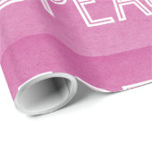 Kraft Love Wrapping Paper, roze Cadeaupapier (Rol Hoek)