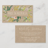 Kraft Made in Australia National Spring Blooms Visitekaartje (Voorkant / Achterkant)