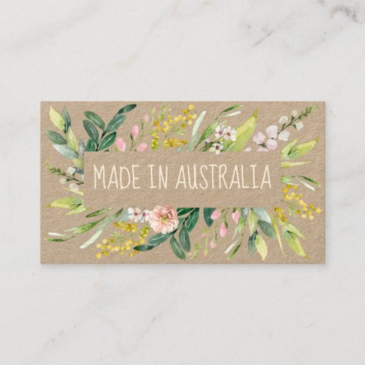 Kraft Made in Australia National Spring Blooms Visitekaartje (Voorkant)