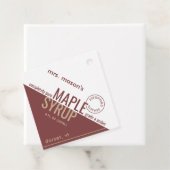 Kraft Maple Syrup Lente Seizoen Product Label (In situ)